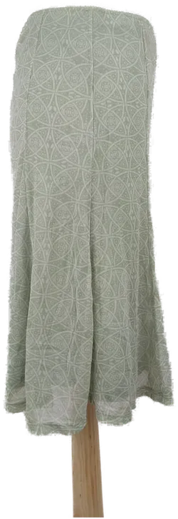 Rock 'MEXX' mit Bahnen und Gummizugbund, pastellgrün mit Muster, Größe XS/34 - Bild 2