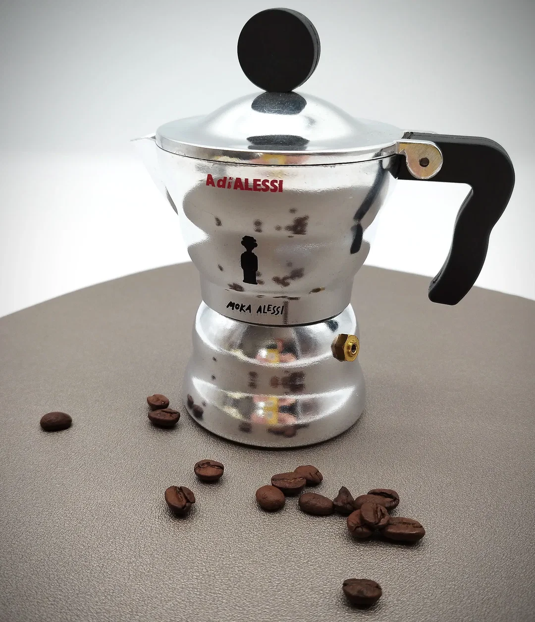 Espressokocher Alessi Metall | Design-Alessandro Mendini  - Bild 1