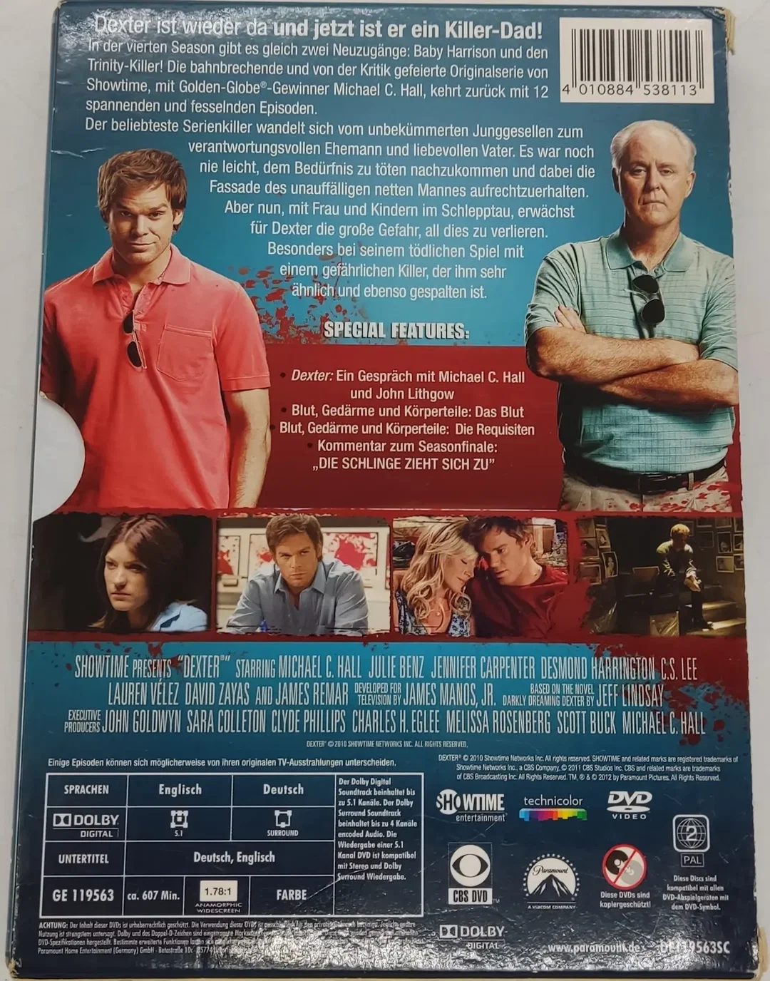 4 DVD's "Dexter" Die vierte Season – Bild 3