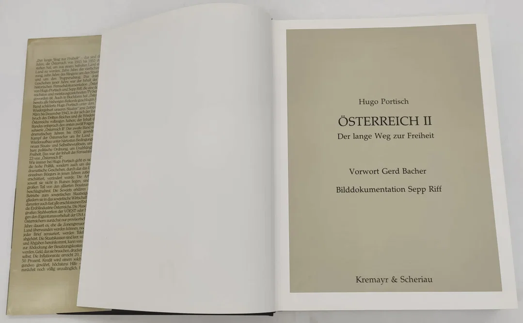 Buch Österreich II "Der lange Weg zur Freiheit" von Hugo Portisch 1986 – Bild 2