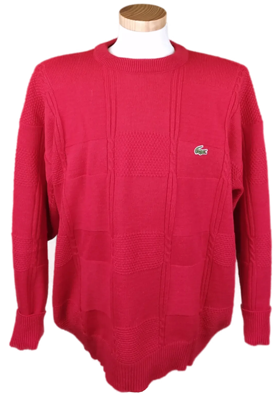 LACOSTE Herrenpullover rot Gr. 7 – Bild 1