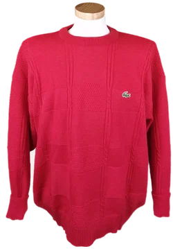 LACOSTE Herrenpullover rot Gr. 7 – Vorschau 1