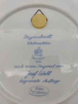 Royal Tettau Weihnachtsteller Josef Wahl - Bild 2