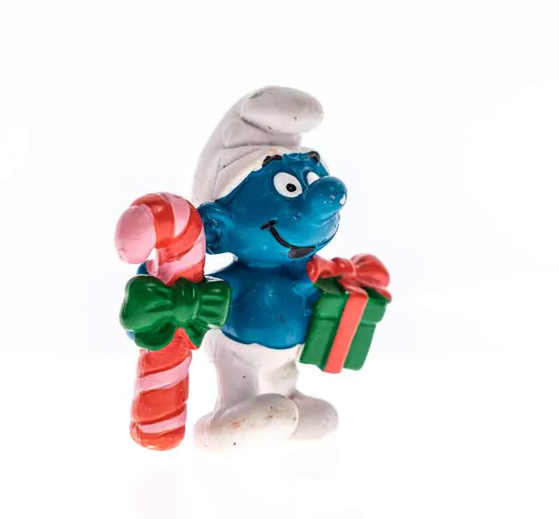 SCHLEICH Weihnachts-Schlumpf 1983 Sammelfigur Weihnachten – Bild 2