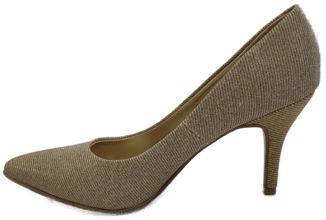 Graceland Damen  Pumps High Heels gold glänzend - Gr. 37 - Bild 4
