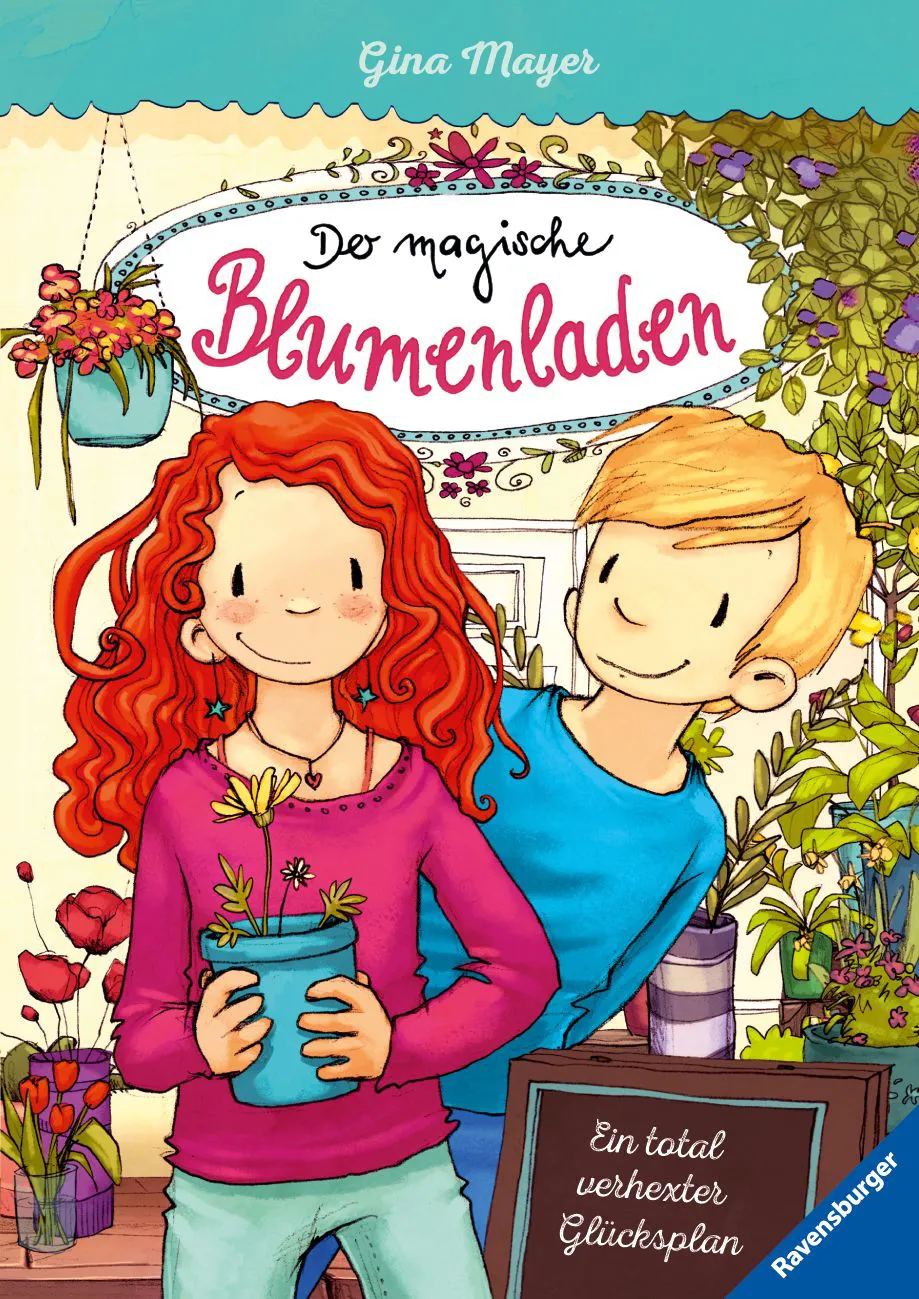 Der magische Blumenladen, Band 2 - Ein total verhexter Glücksplan - Gina Mayer – Bild 1