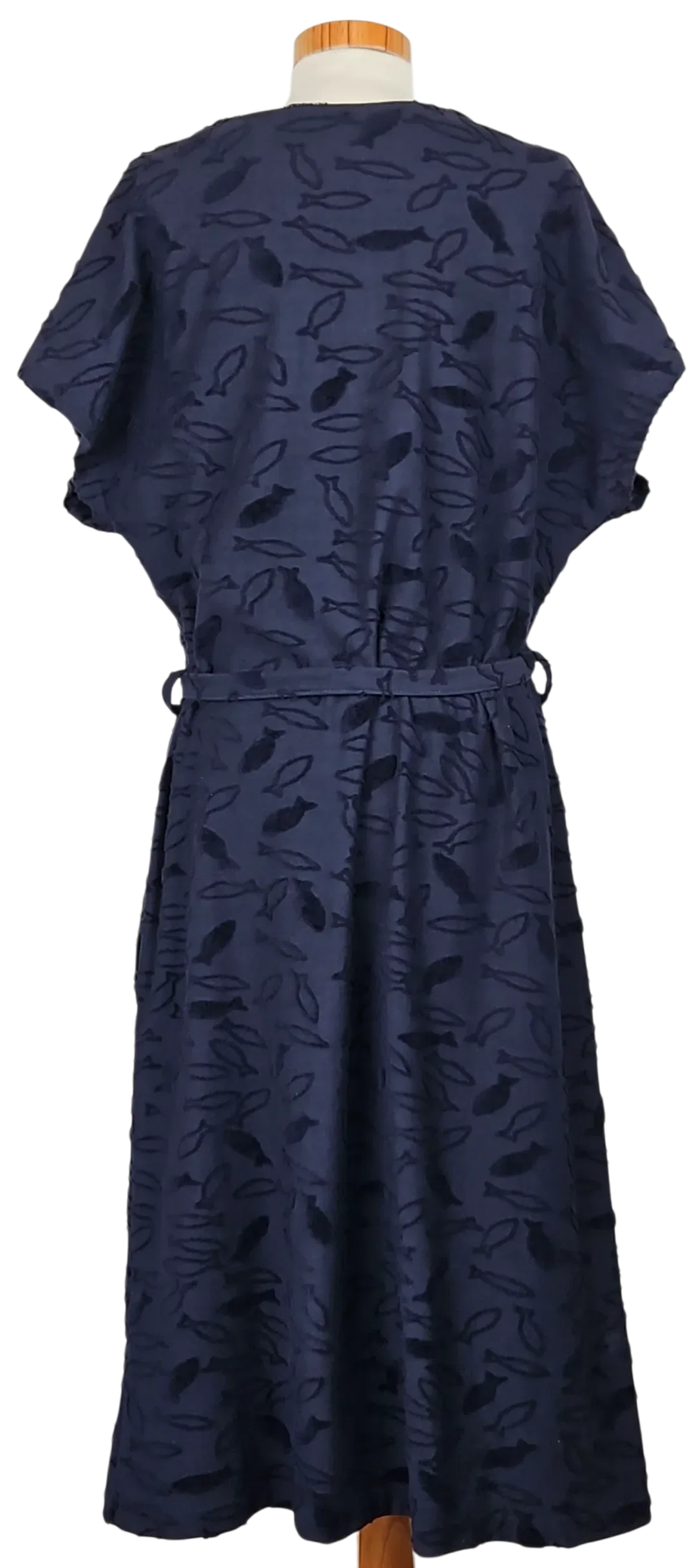 miss ulike Vintage Damen Maxikleid, blau - XXL  – Bild 3