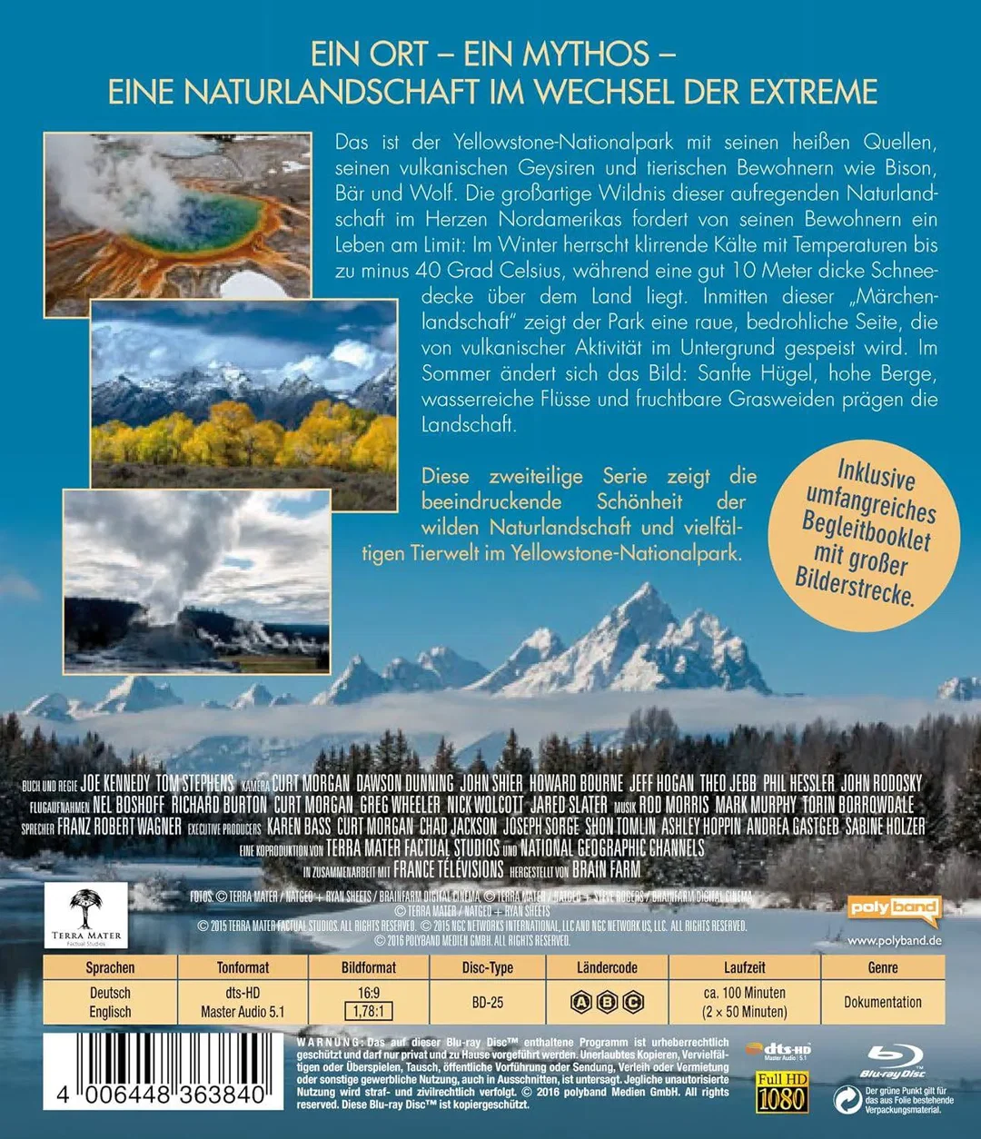 Blu Ray Wildnis Yellowstone – Im Wechsel der Extreme  – Bild 2