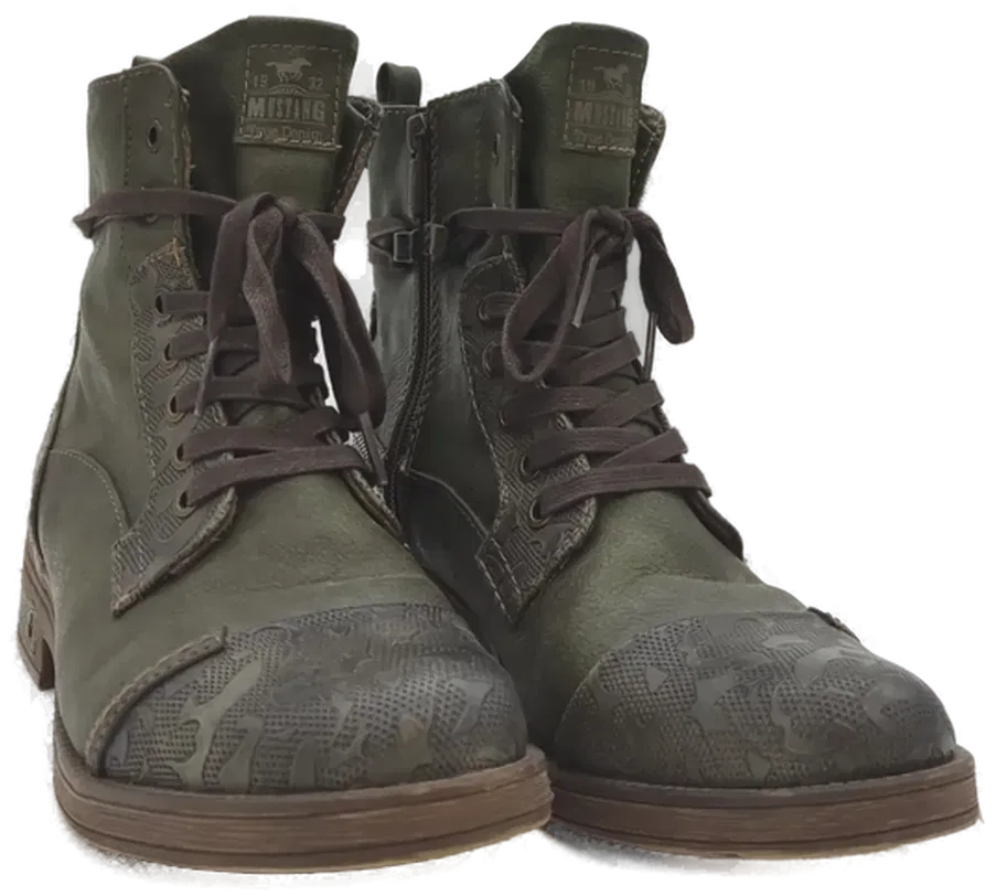 Mustang Damen Stiefeletten Grün - 40 - Bild 4