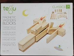 Magnetic Wooden Blocks Classic. - Holzmagnetbausteine (24teilig) - tegu – Vorschau 2