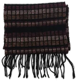 Damenschal kariert in schwarz-rot-braun - Bild 2