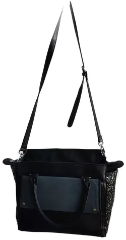 Catwalk Damen Handtasche - schwarz mit Glitzer  - Bild 4