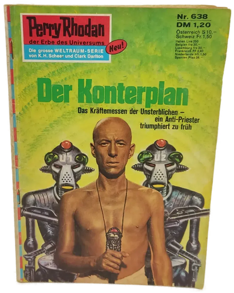 Romanheft Perry Rhodan Der Konterplan Erstauflage Nr.638 - Bild 2