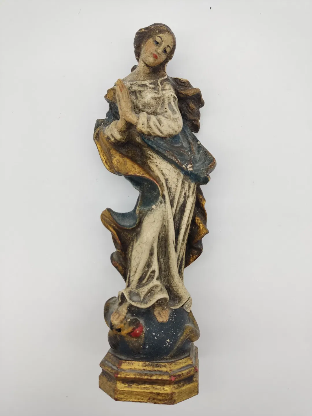 Madonnenstatue aus Holz - Maria Immaculata  - Bild 1
