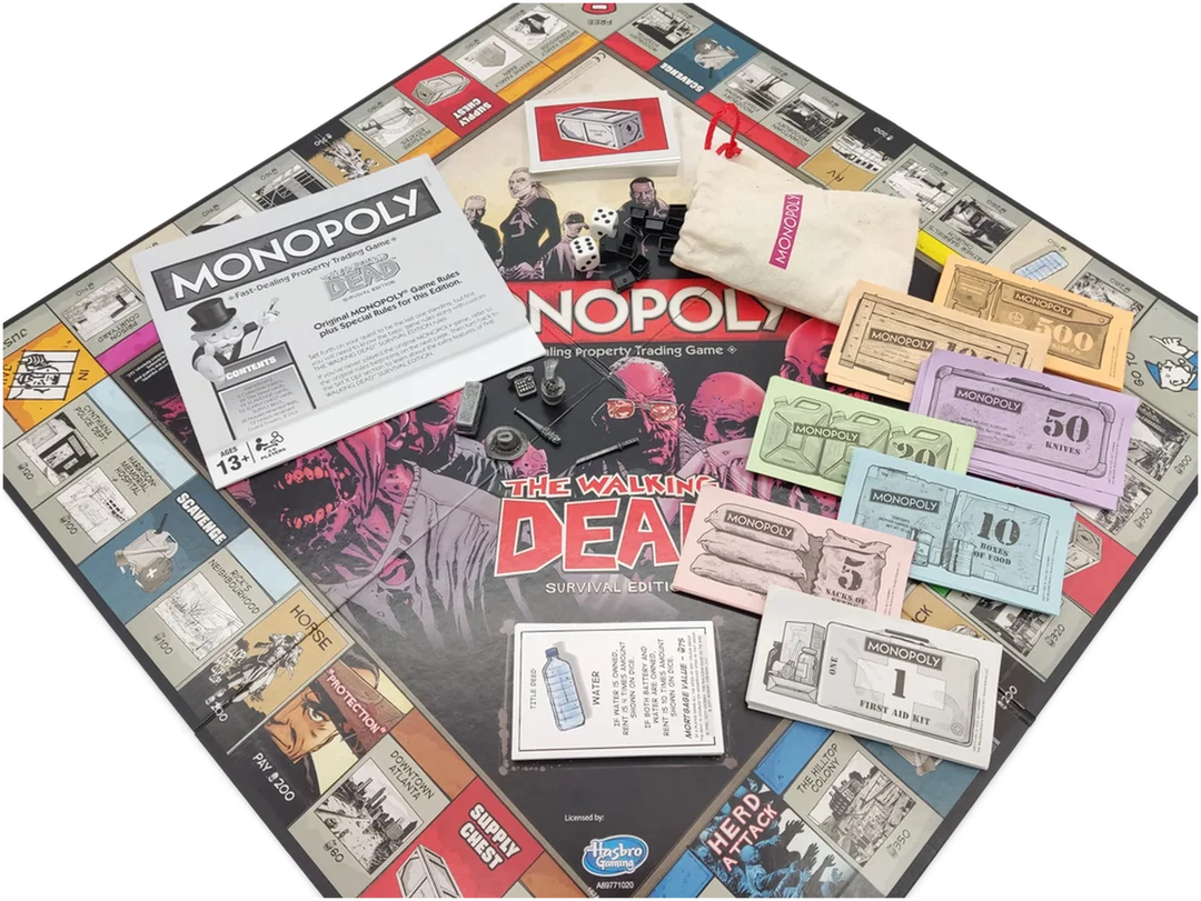 Monopoly The Walking Dead Edition - Gesellschaftsspiel - Hasbro  – Bild 3