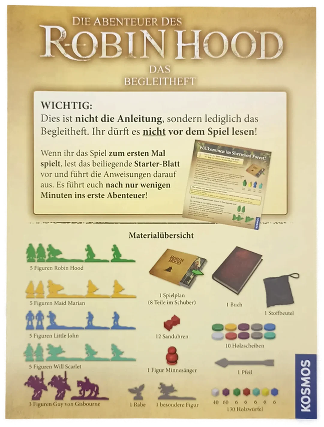 Kosmos Die Abenteuer des Robin Hood – Kooperatives Abenteuerspiel – Bild 11