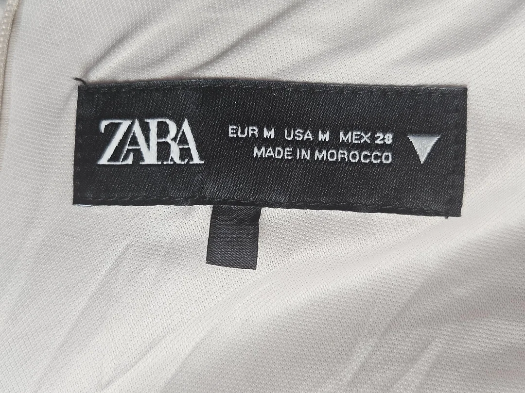ZARA Damen Abendkleid, silber - Gr. M – Bild 4