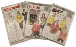 3x Schnittmuster für Blazer, Vintage, Burda, 80er - Bild 1