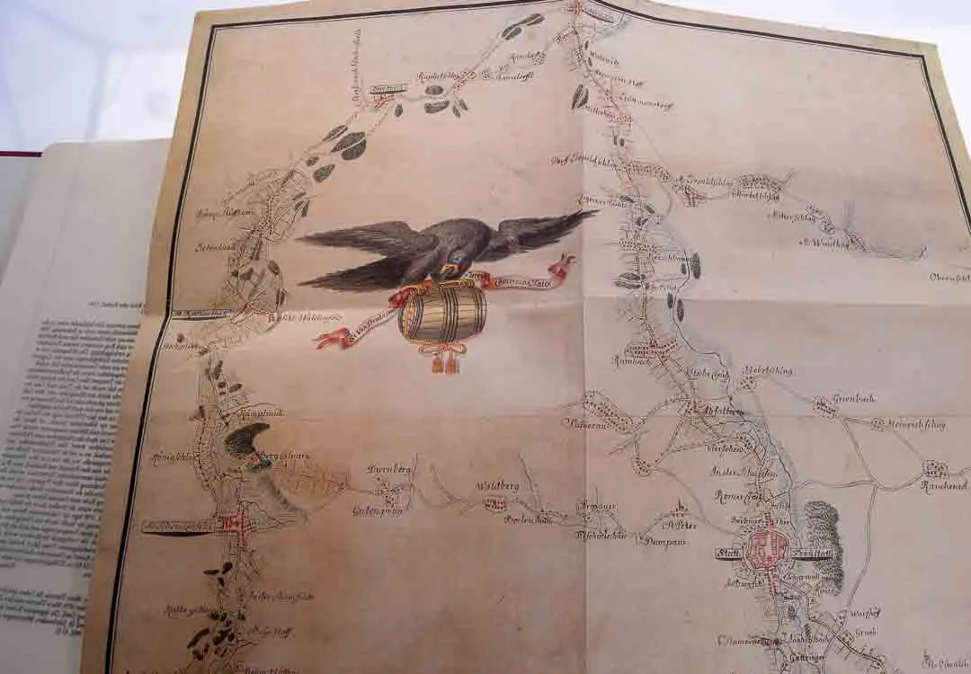 Archiv 6 Bände "Oberösterreich Edition" in roten Kunstledermappen – Bild 3