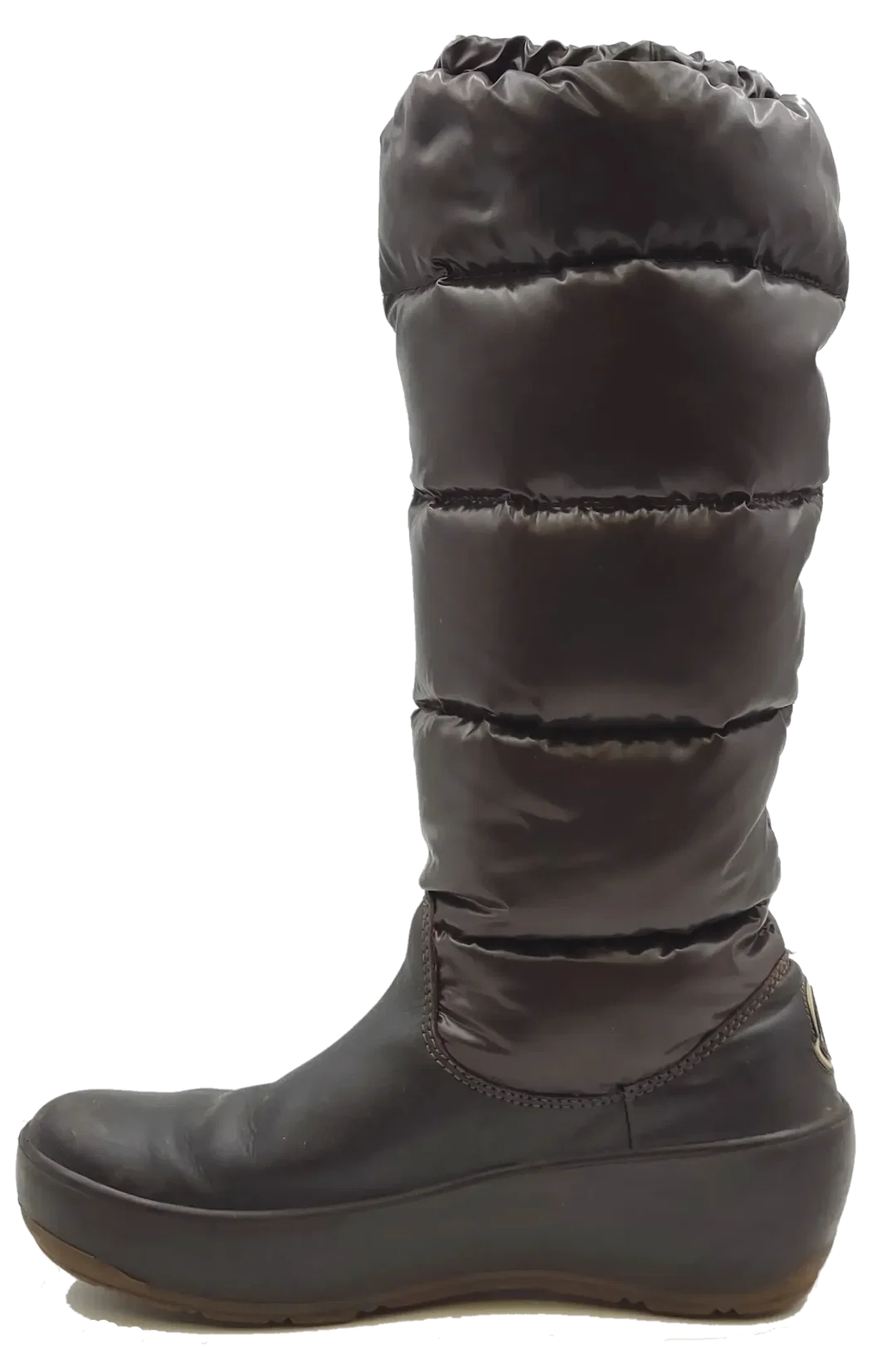 Moncler Damendaunenstiefel braun Gr. 39 – Bild 7