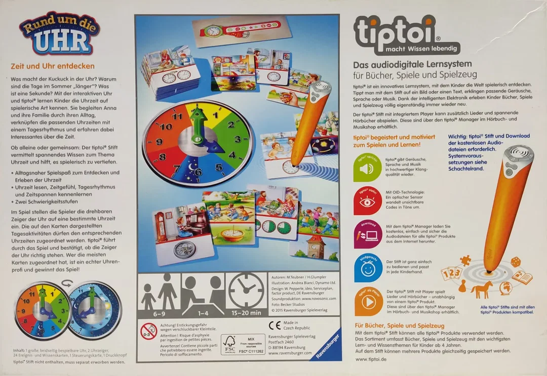 tiptoi® Rund um die Uhr - Lernspiel - Ravensburger  – Bild 2