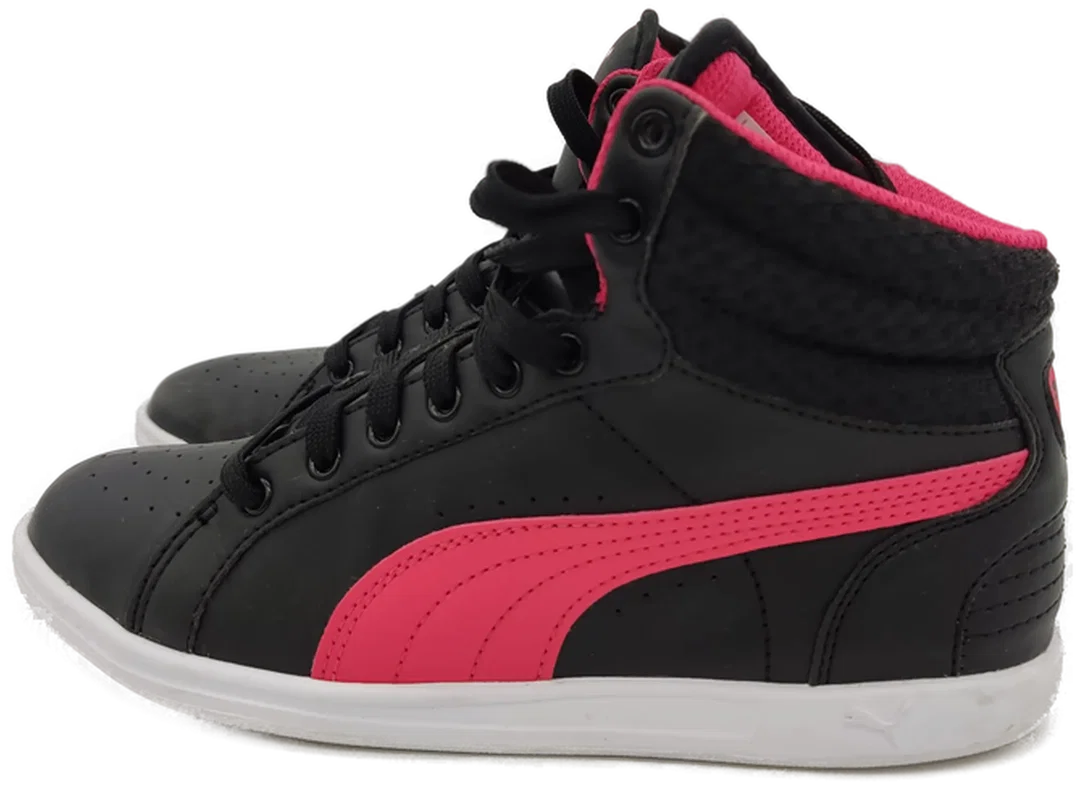 Puma Kinder Sneakers schwarz/pink Gr. 35.5 – Bild 3