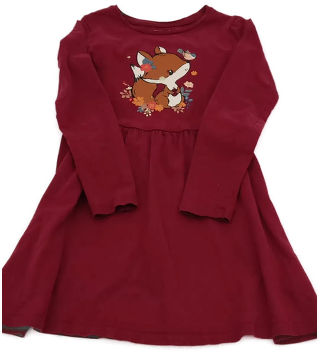 Happy girls club Kinder Kleid weinrot Gr. 134 - Bild 4