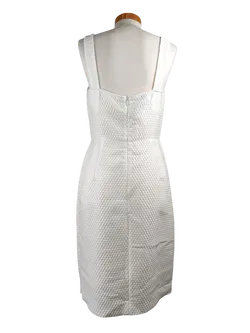 Armani Damen Midikleid, weiß - Gr. 42/XL - Bild 2