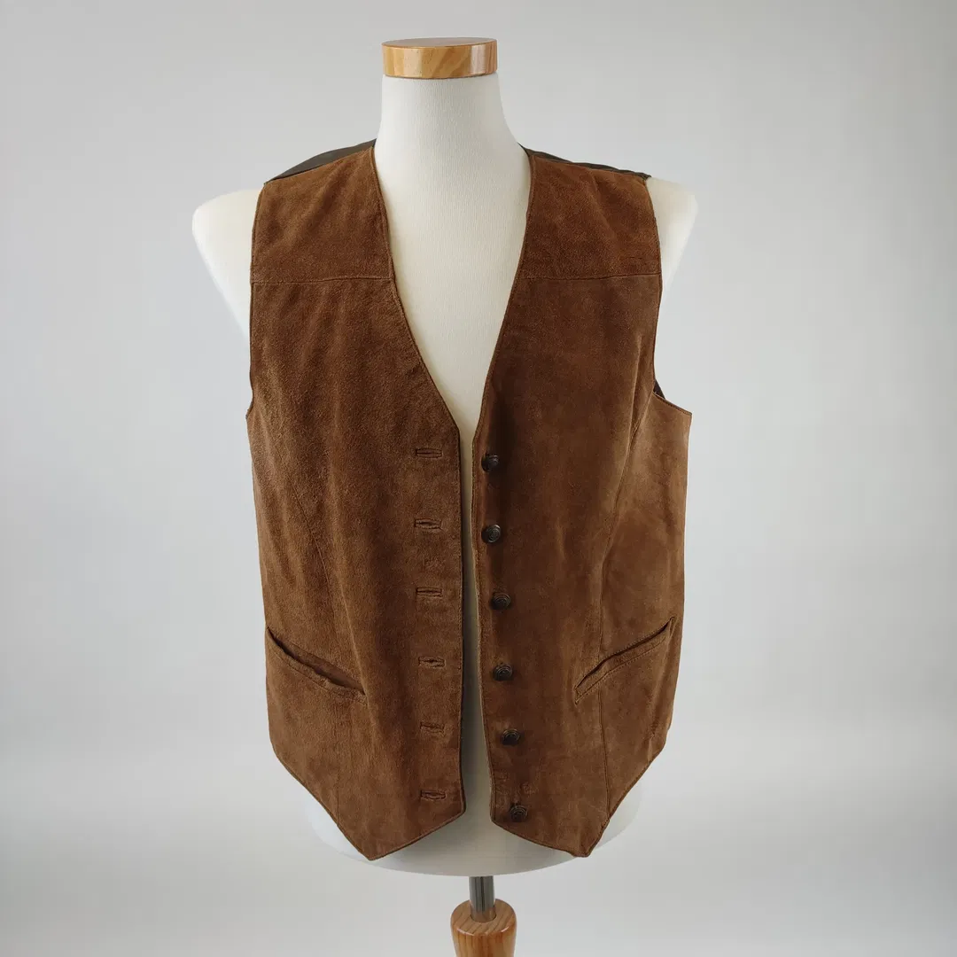 ANYWAY Herren Gilet braun - 42 - Bild 1