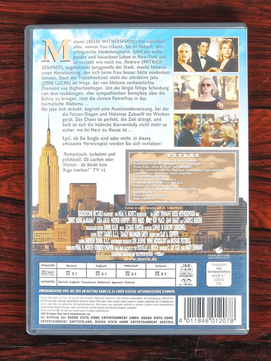 Sweet Home Alabama - Liebe auf Umwegen - Film - DVD – Bild 2