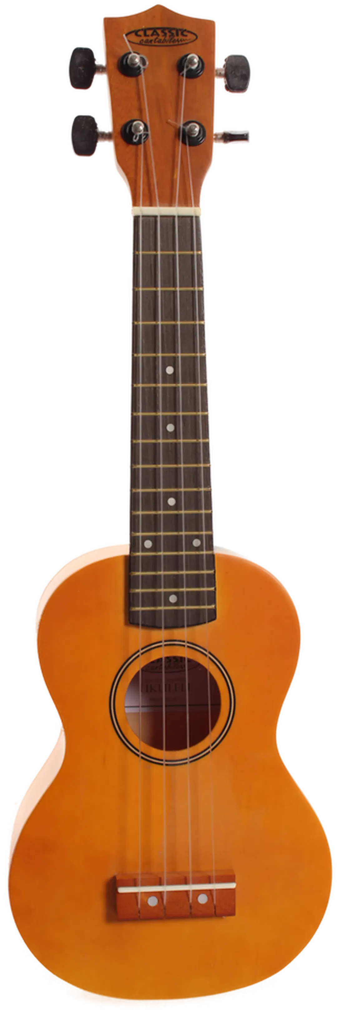 Handgefertigte 4-saitige Ukulele – Naturholz, Hals 21,5 cm, Vintage-Stil - Bild 1