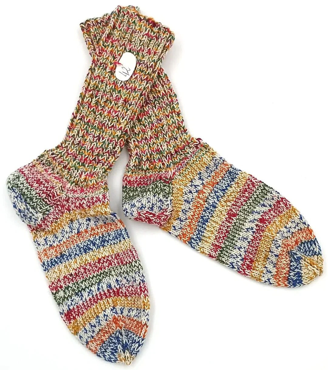 Handgestrickte Wollsocken Gr. 42 - Bild 4