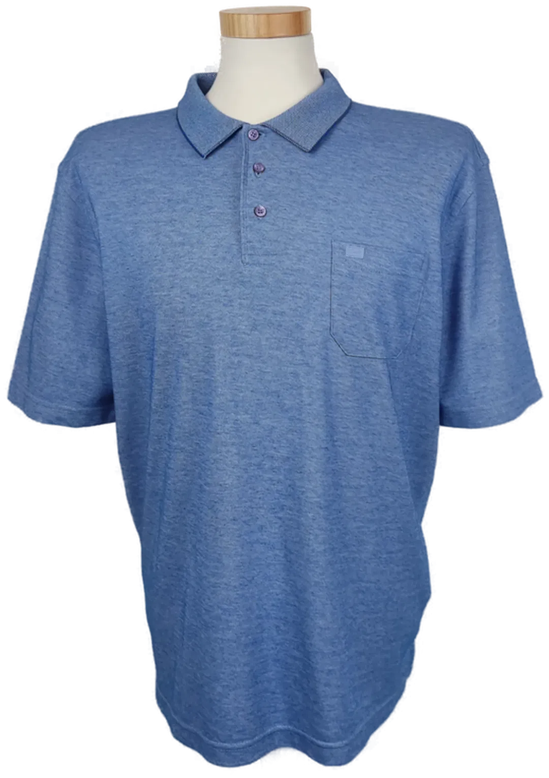 Christian Berg Herren Poloshirt Blau Gr. L - Bild 1