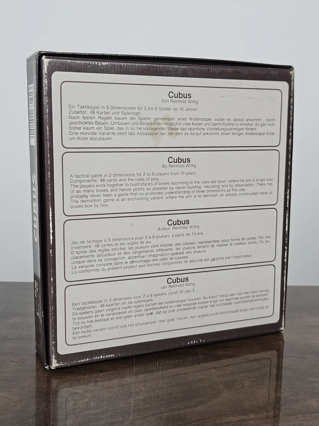CUBUS - Vintage Gesellschaftsspiel - Edition Perlhuhn franckh  – Bild 2