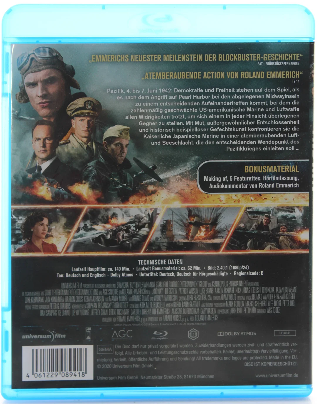 Blu ray "Midway – Für die Freiheit" – Bild 2