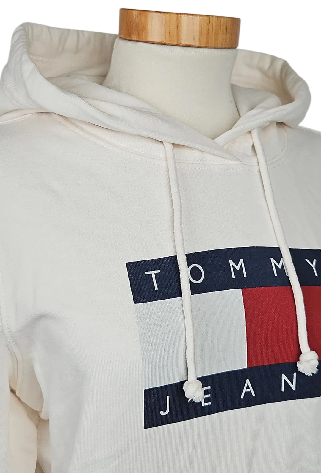 TOMMY JEANS Damen Pullover, weiß - Gr. XS – Bild 4