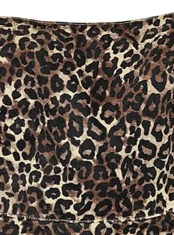 ZARA Damen Minikleid, braun Animal Print - Gr. M / 38 - Bild 3