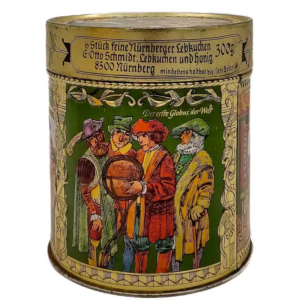 Nürnberger Lebkuchen Dose aus Metall, Höhe 12cm - Bild 4