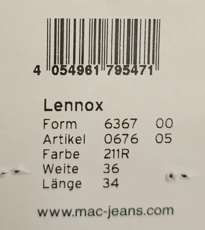 Mac Herren Jeans beige Gr. W36 L34 – Bild 4