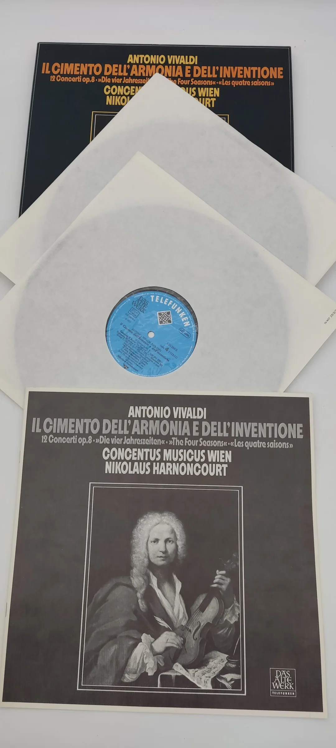 LP Vinyl Antonio Vivaldi "il cimento dell´ armonia e dell´ inventione", Vintage – Bild 2