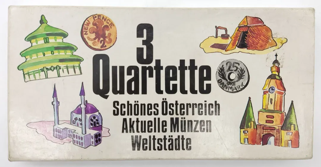 3 Quartette Nr. 981 - Vintage Kartenspiel  - Bild 1