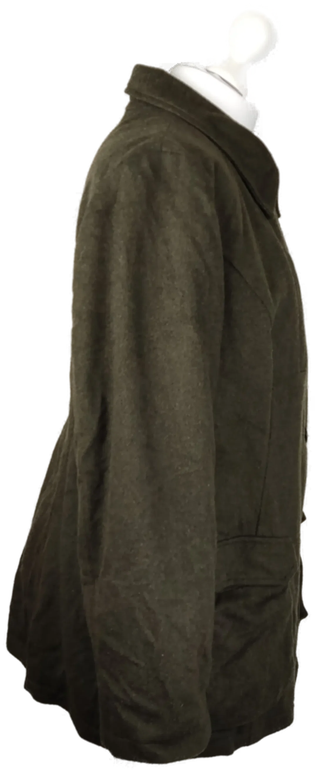 Damen Hubertusjacke Merinowolle Jagdhund 42 | Einmaliges Unikat – Bild 2