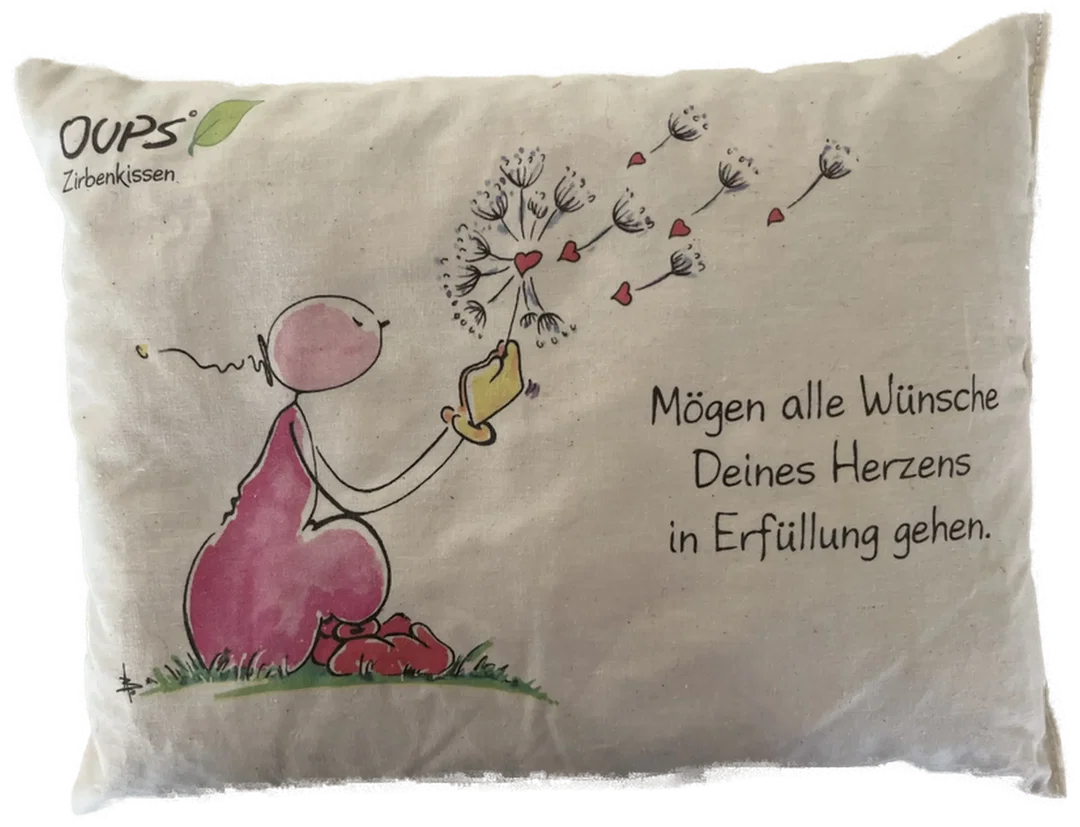 OUPS Zirbenkisen - Mögen alle Wünsche Deines Herzens in Erfüllung gehen. – Bild 1