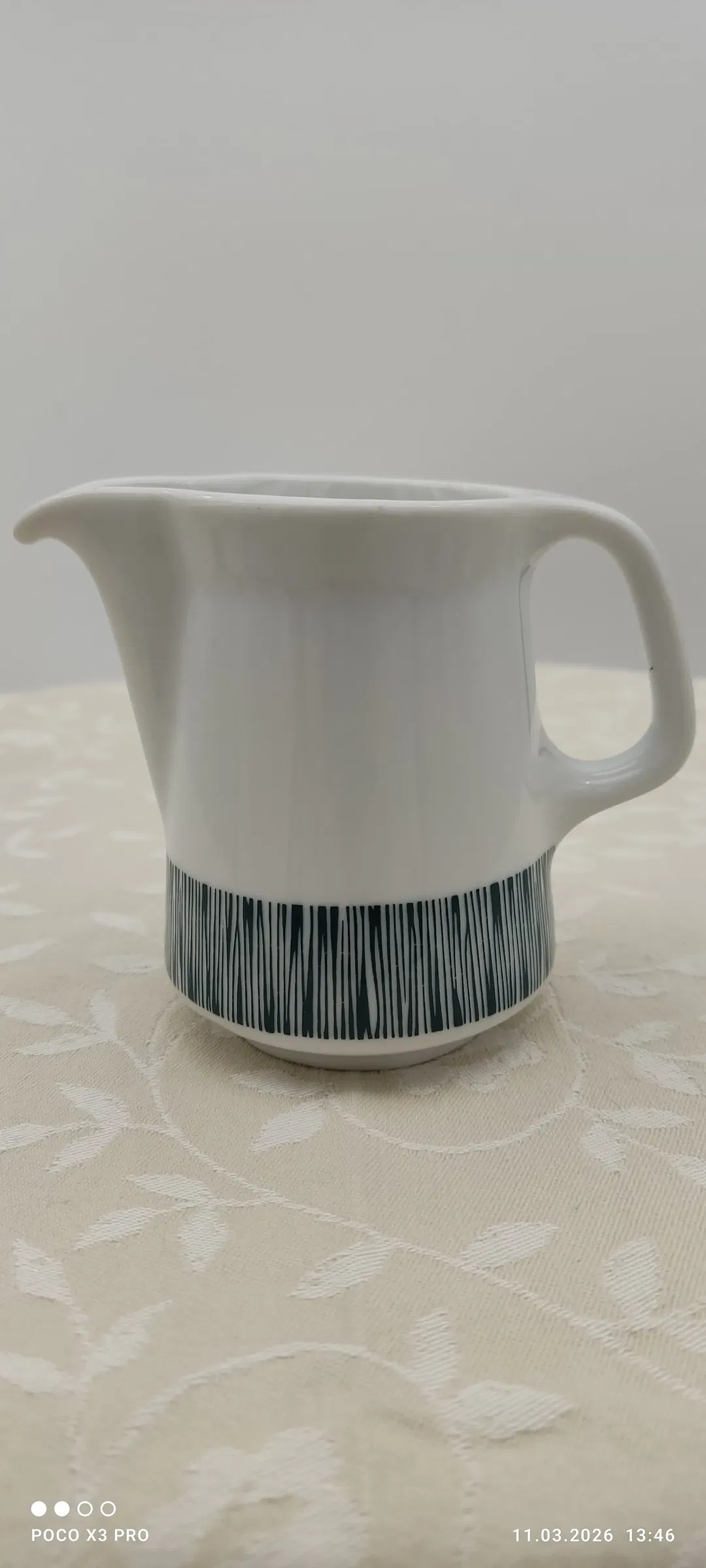 Lilien Porzellan Milchkanne Neuwertig | Retro-Charme - Bild 1