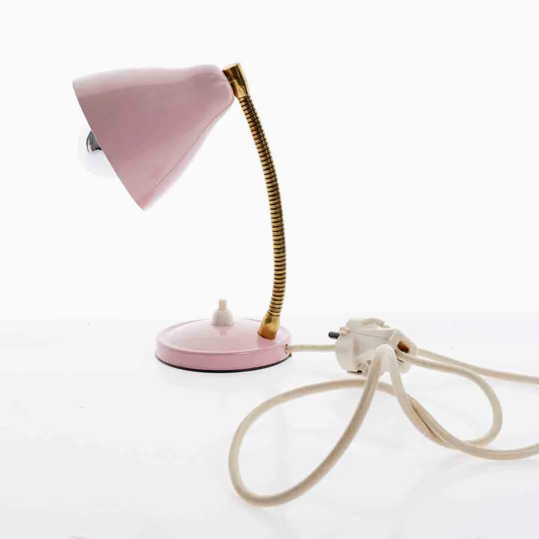 Licht Vintage Schwanenhals Schreib- Nachttischlampe -die kleine Schwester vom LUXO Jr. – Bild 4