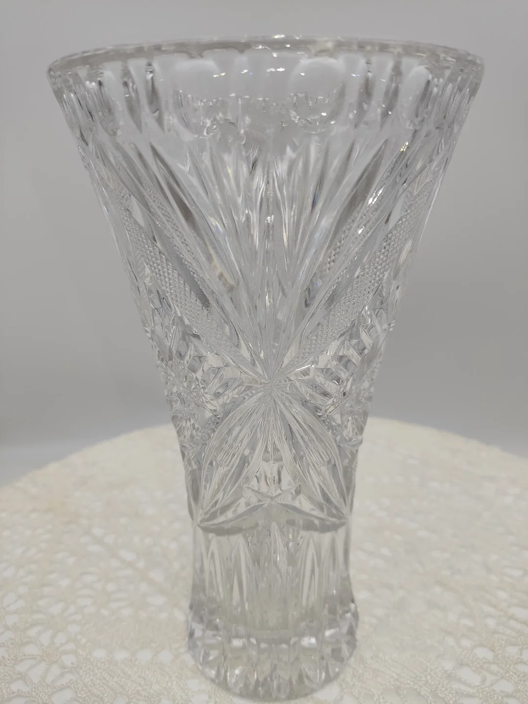 Bohemia Crystal Bleikristallvase, mit Schliffmuster  | Zeitloser Glanz – Bild 1