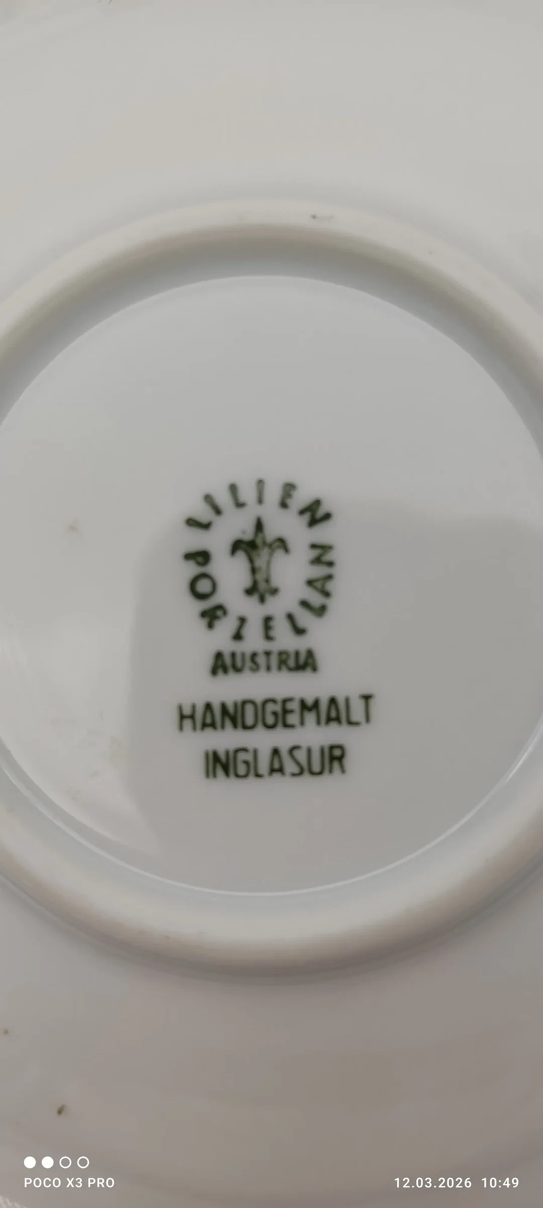Lilien Porzellan Mocca-Untersetzer 6er | Sammlerstück – Bild 9
