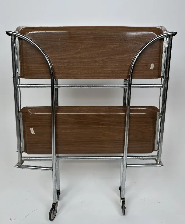 Vintage Klappbare Dinett-Servierwagen - 1970er Jahre – Bild 4