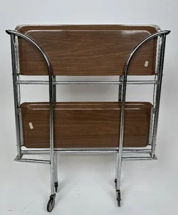 Vintage Klappbare Dinett-Servierwagen - 1970er Jahre – Vorschau 4