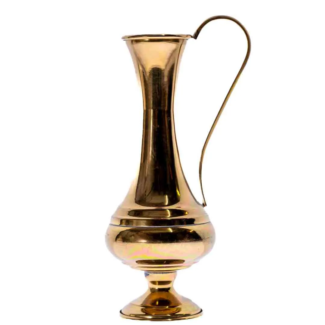 Wasserkrug Messing Gießkanne Höhe 17cm - Bild 1